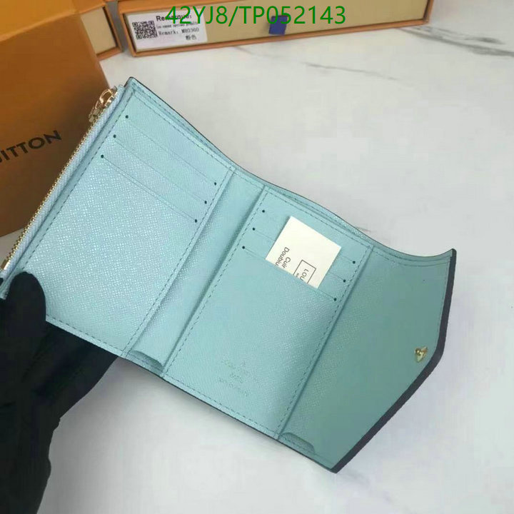 LV Bags-(4A)-Wallet-,Code: TP052143,$: 42USD