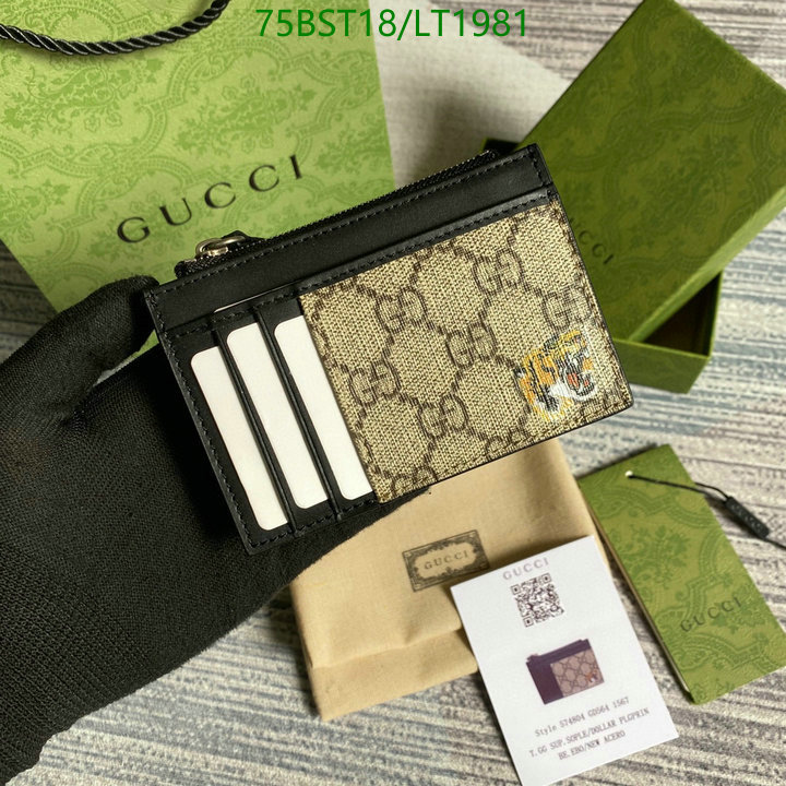 Gucci Bag-(Mirror)-Wallet-,Code: LT1981,$: 75USD