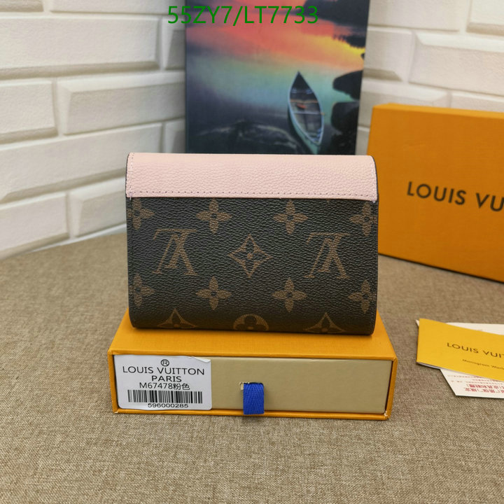 LV Bags-(4A)-Wallet-,Code: LT7733,$: 55USD