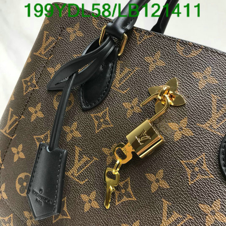 LV Bags-(Mirror)-Handbag-,Code: LB121411,$: 199USD