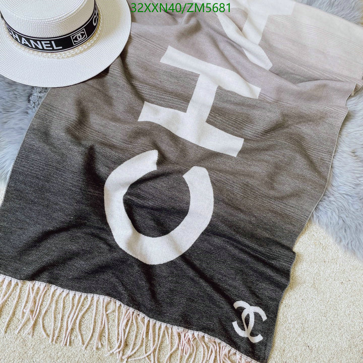 Scarf-Chanel, Code: ZM5681,$: 32USD