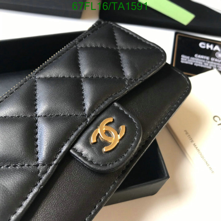 Chanel Bags -(Mirror)-Wallet-,Code: TA1591,$: 67USD