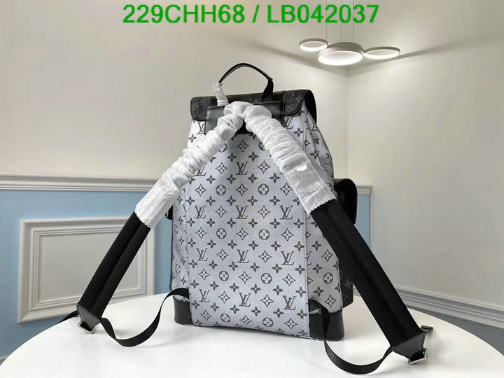 LV Bags-(Mirror)-Backpack-,Code: LB042037,$: 229USD