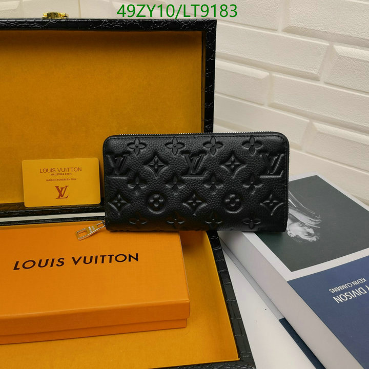 LV Bags-(4A)-Wallet-,Code: LT9183,$: 49USD