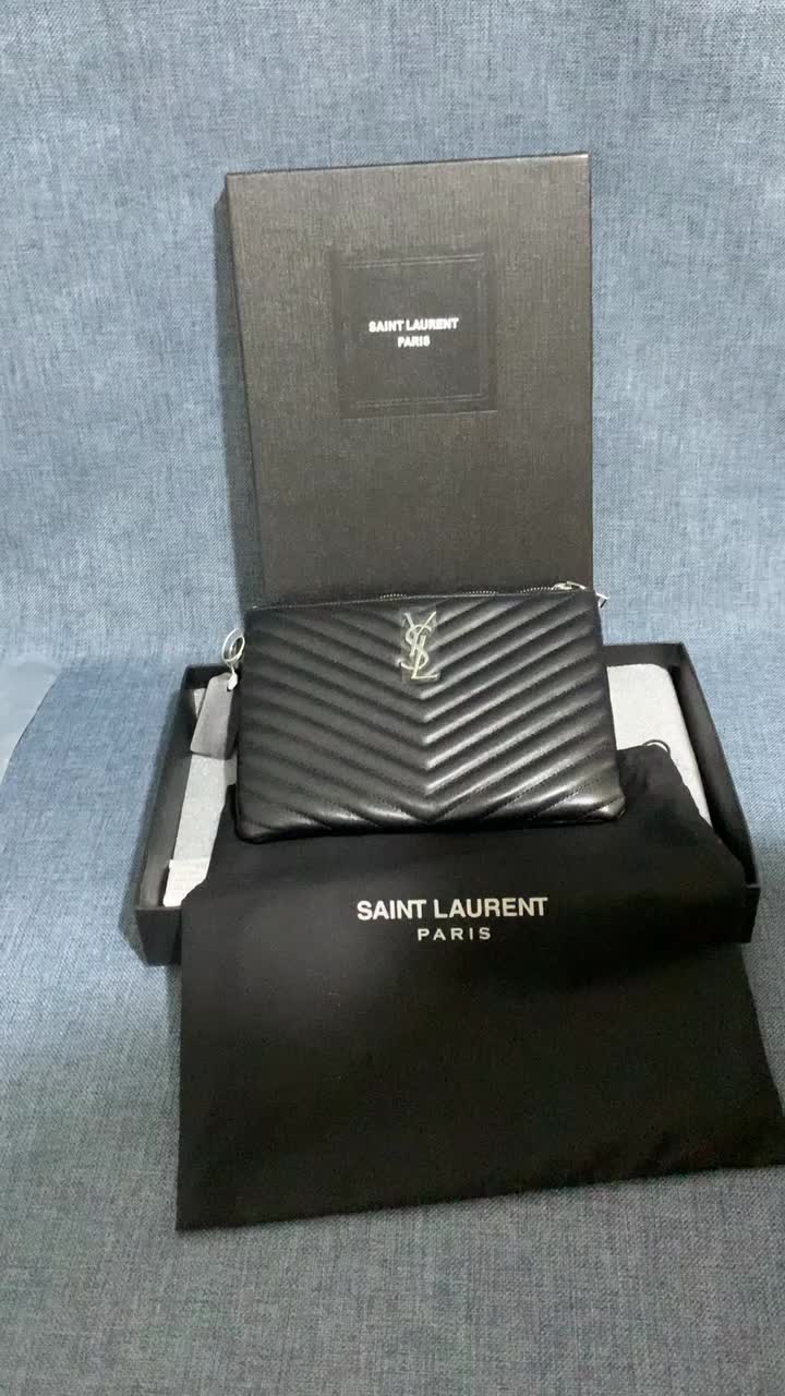 YSL Bag-(Mirror)-Clutch-,Code: YLBT122957,$:195USD