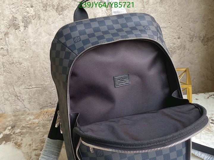 LV Bags-(Mirror)-Backpack-,Code: YB5721,$: 239USD