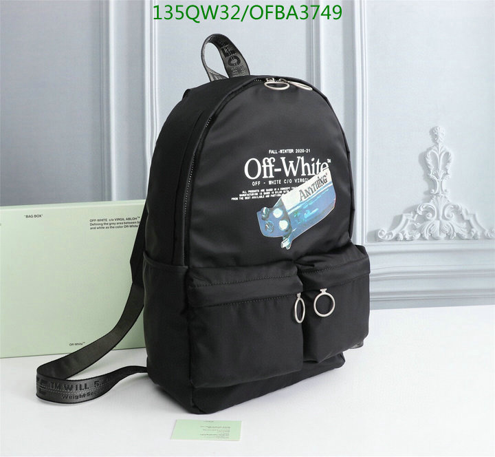 Off-White Bag-(Mirror)-Backpack-,Code: OFBA3749,$: 135USD