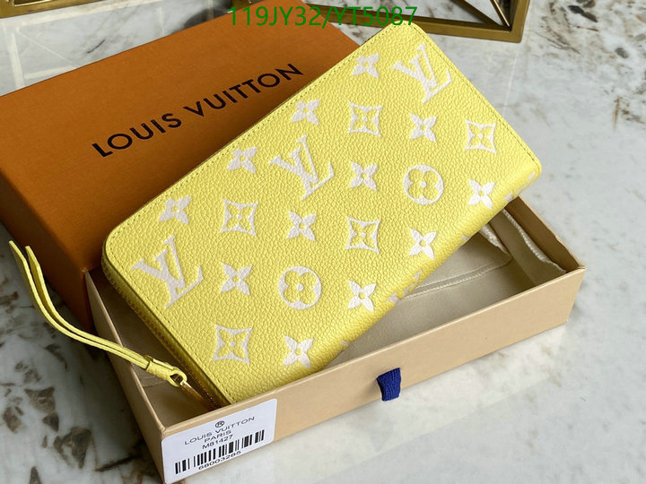 LV Bags-(Mirror)-Wallet-,Code: YT5087,$: 119USD