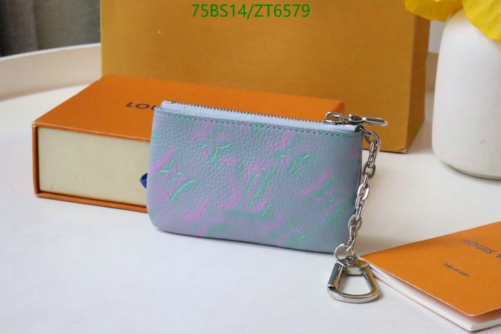 LV Bags-(Mirror)-Wallet-,Code: ZT6579,$: 75USD