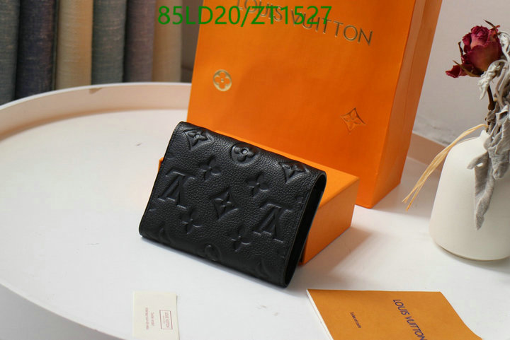 LV Bags-(Mirror)-Wallet-,Code: ZT1527,$: 85USD