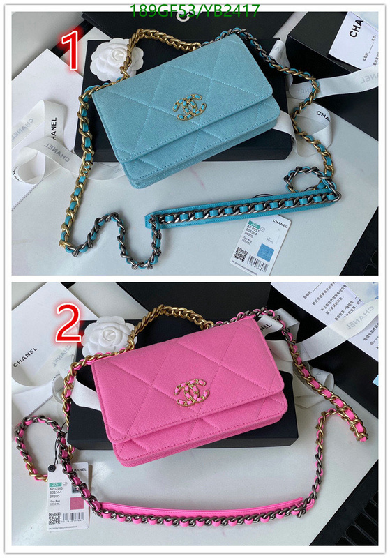 Chanel Bags -(Mirror)-Diagonal-,Code: YB2417,$: 189USD