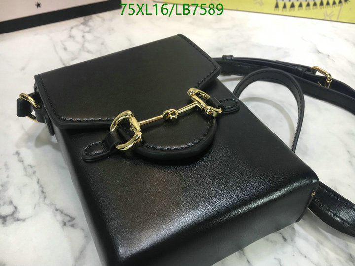 Gucci Bag-(4A)-Horsebit-,Code: LB7589,$: 75USD