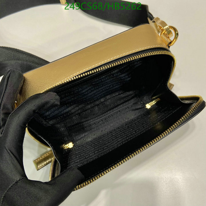 Prada Bag-(Mirror)-Diagonal-,Code: HB5262,$: 249USD