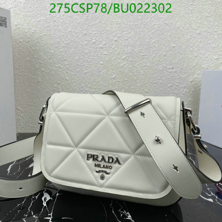 Prada Bag-(Mirror)-Diagonal-,Code: BU022302,$: 275USD