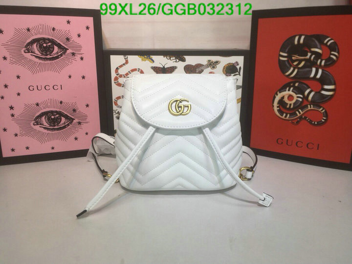 Gucci Bag-(4A)-Backpack-,Code: GGB032312,$: 99USD