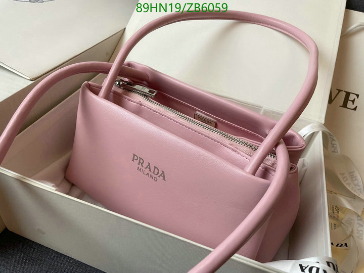 Prada Bag-(4A)-Handbag-,Code: ZB6059,$: 89USD