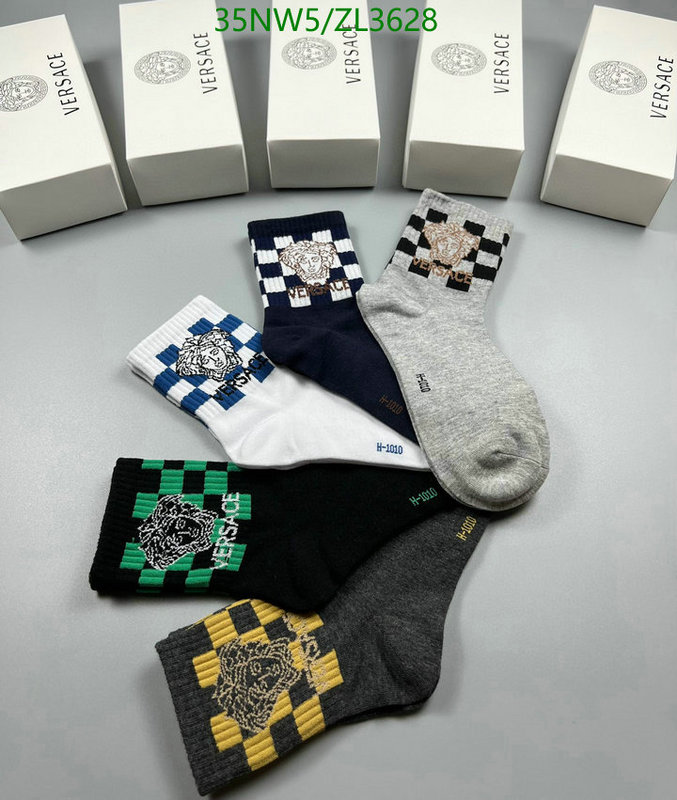 Sock-Versace, Code: ZL3628,$: 35USD