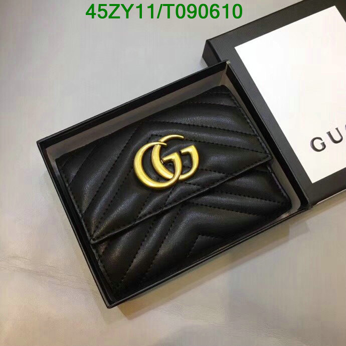 Gucci Bag-(4A)-Wallet-,Code: T090610,$:45USD