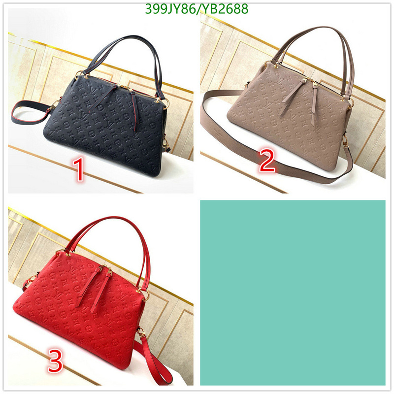 LV Bags-(Mirror)-Handbag-,Code: YB2688,$: 399USD