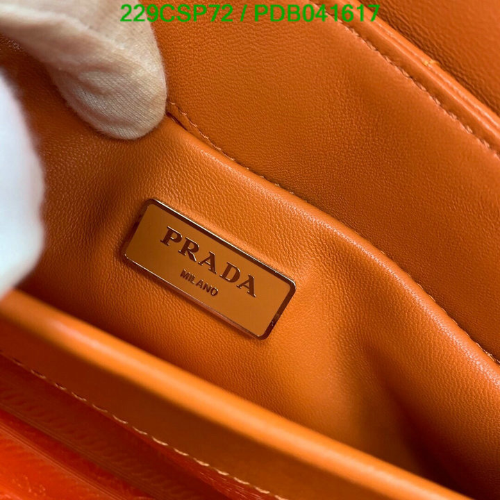 Prada Bag-(Mirror)-Diagonal-,Code: PDB041617,$: 229USD