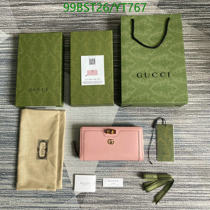 Gucci Bag-(Mirror)-Wallet-,Code: YT767,$: 99USD