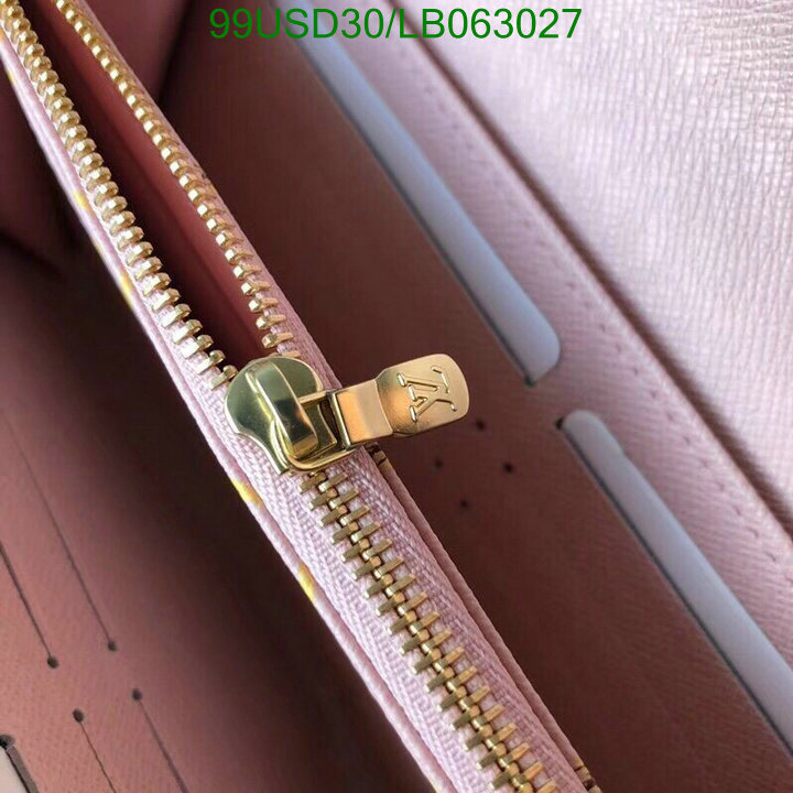 LV Bags-(Mirror)-Wallet-,Code: LB063027,$: 99USD
