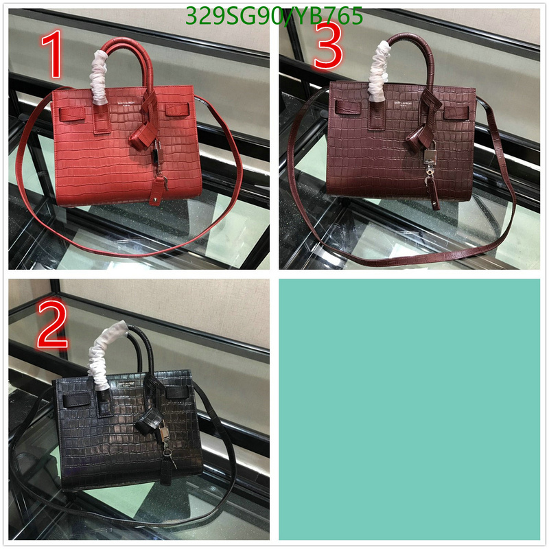 YSL Bag-(Mirror)-Handbag-,Code: YB765,