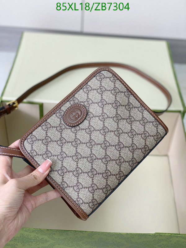 Gucci Bag-(4A)-Diagonal-,Code: ZB7304,$: 85USD