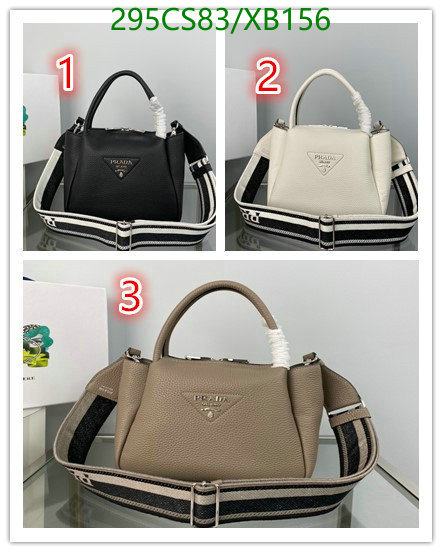 Prada Bag-(Mirror)-Handbag-,Code: XB156,$: 295USD