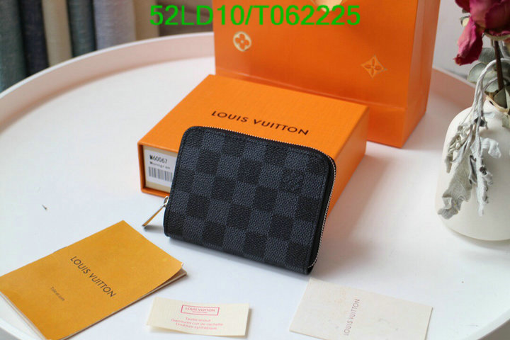 LV Bags-(Mirror)-Wallet-,Code: T062225,$: 52USD