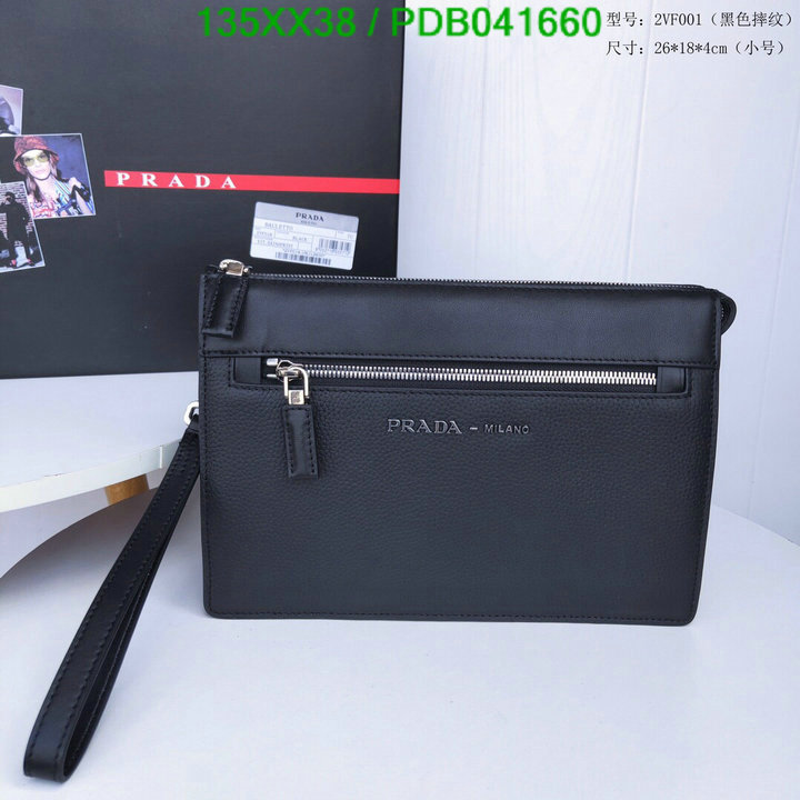 Prada Bag-(Mirror)-Clutch-,Code: PDB041660,$: 135USD