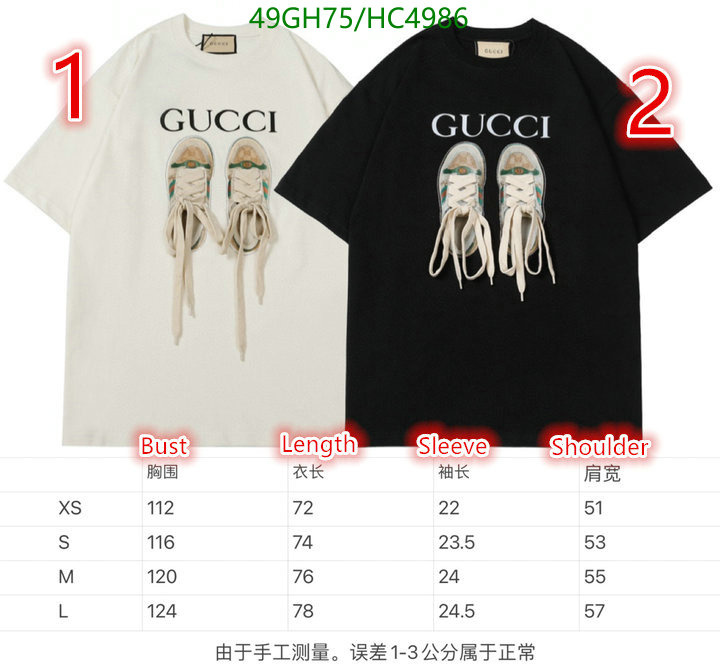 Clothing-Gucci, Code: HC4986,$: 49USD