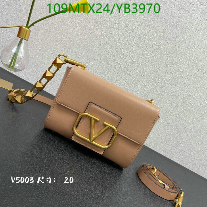 Valentino Bag-(4A)-LOC-V Logo ,Code: YB3970,$: 109USD