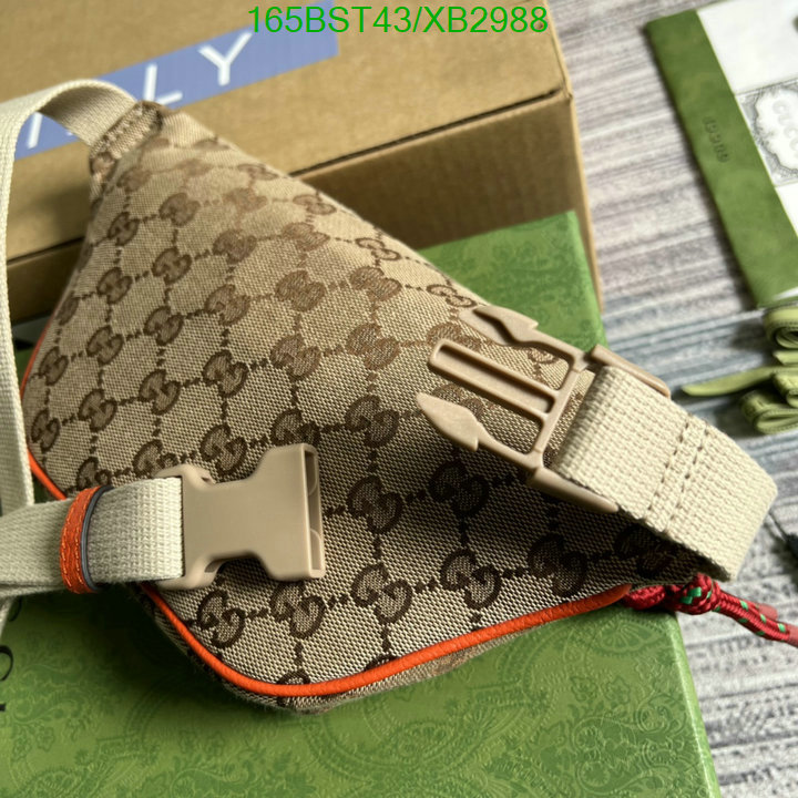 Gucci Bag-(Mirror)-Belt Bag-Chest Bag--,Code: XB2988,$: 165USD