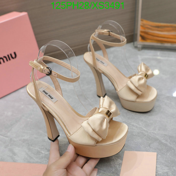 Women Shoes-Miu Miu, Code: XS3491,$: 125USD