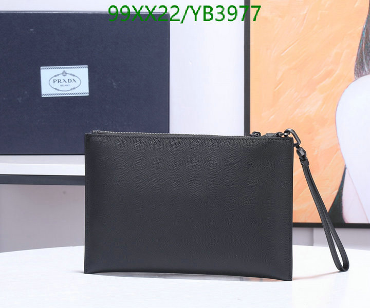 Prada Bag-(Mirror)-Clutch-,Code: YB3977,$: 99USD