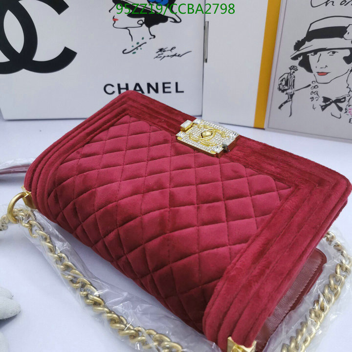 Chanel Bags ( 4A )-Le Boy,Code: CCBA2798,$: 95USD