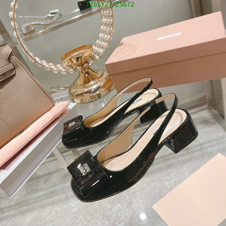 Women Shoes-Miu Miu, Code: ZS672,$: 125USD