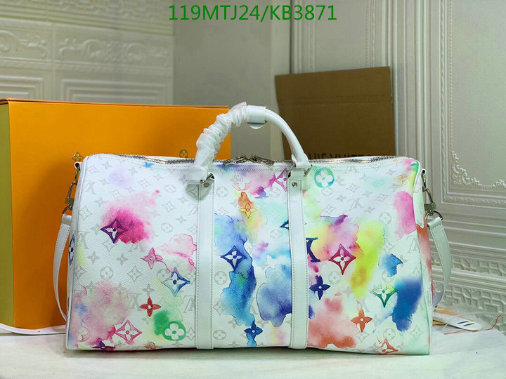 LV Bags-(4A)-Keepall BandouliRe 45-50-,Code: KB3871,$: 119USD