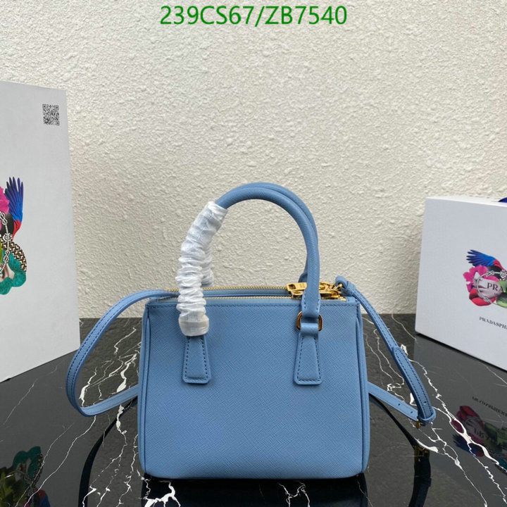 Prada Bag-(Mirror)-Handbag-,Code: ZB7540,$: 239USD