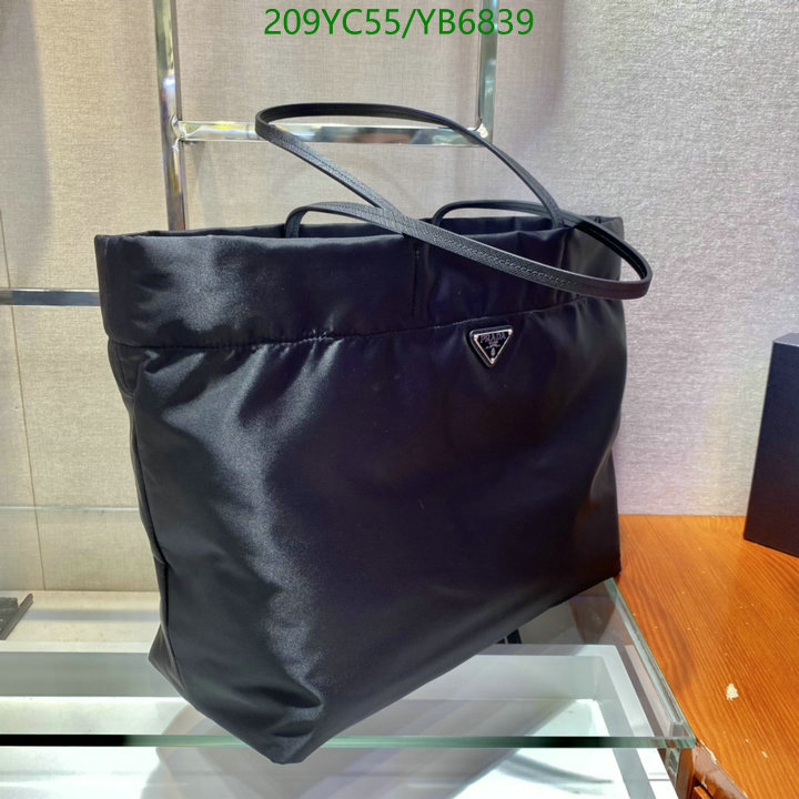 Prada Bag-(Mirror)-Handbag-,Code: YB6839,$: 209USD