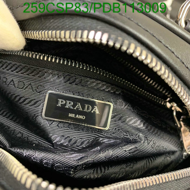 Prada Bag-(Mirror)-Handbag-,Code: PDB113009,$: 259USD