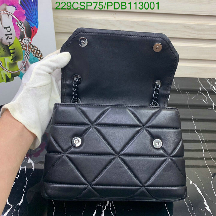 Prada Bag-(Mirror)-Diagonal-,Code: PDB113001,$: 229USD