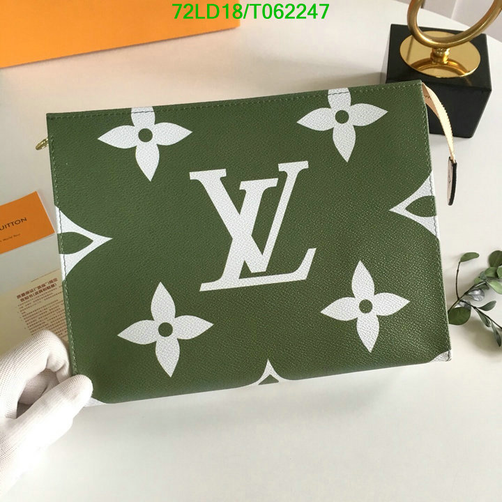 LV Bags-(Mirror)-Wallet-,Code: T062247,$: 72USD