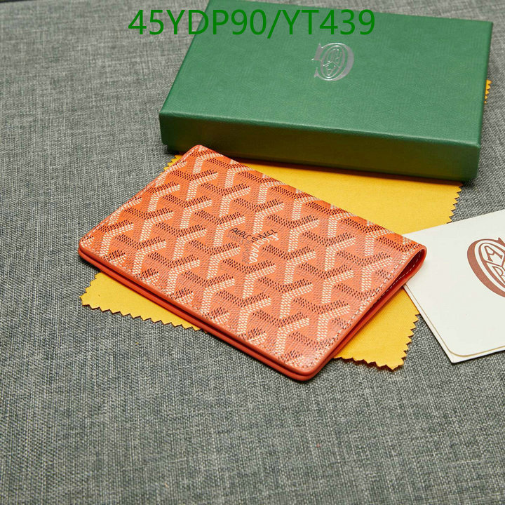 Goyard Bag-(Mirror)-Wallet-,Code: YT439,$: 45USD