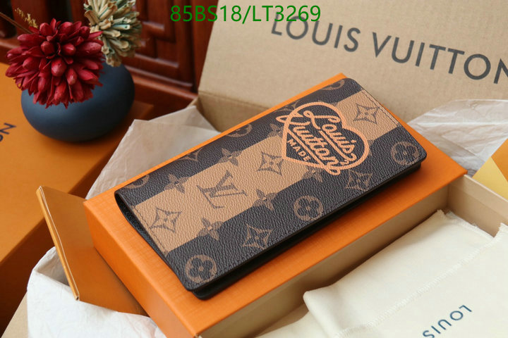 LV Bags-(Mirror)-Wallet-,Code: LT3269,$: 85USD