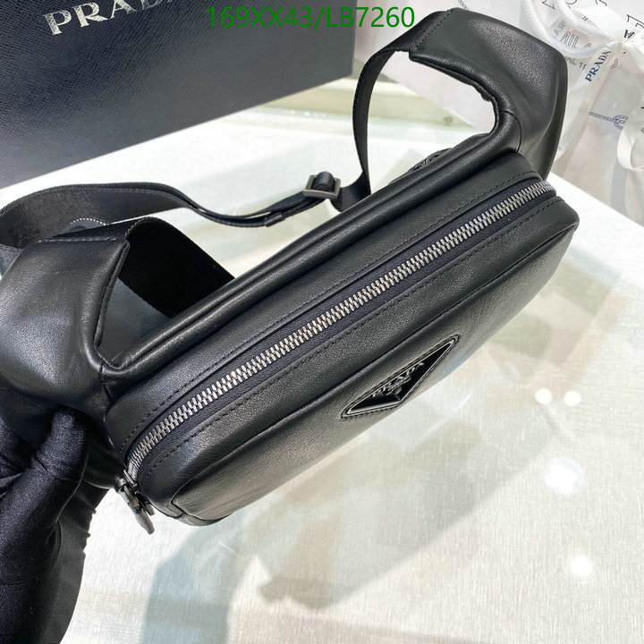 Prada Bag-(Mirror)-Diagonal-,Code: LB7260,$: 169USD