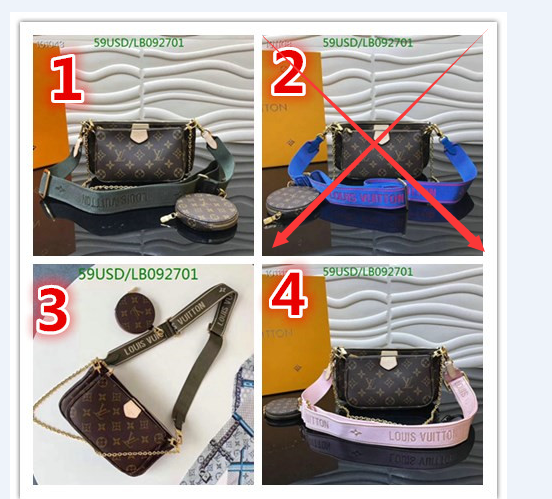 LV Bags-(4A)-New Wave Multi-Pochette-,Code: LB092701,$:59USD