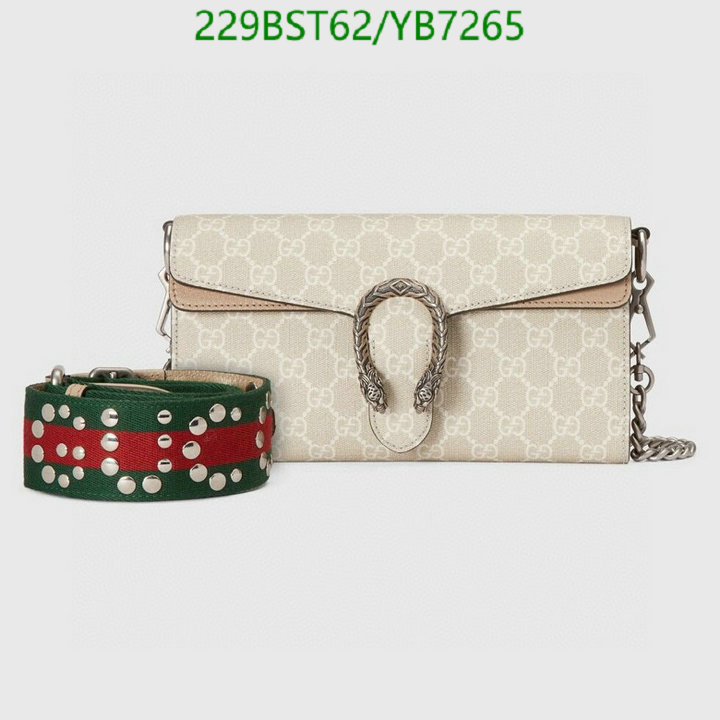 Gucci Bag-(Mirror)-Dionysus-,Code: YB7265,$: 229USD