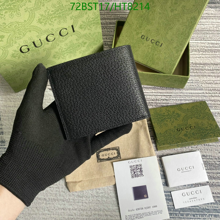 Gucci Bag-(Mirror)-Wallet-,Code: HT8214,$: 72USD